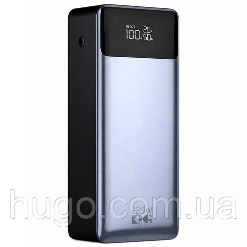 Повербанк 30000 мАг, 22.5W (2xUSB, microUSB, Type-C), KPG-307 / Павербанк для телефону / Power Bank / Зовнішній акумулятор