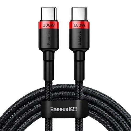 Кабель шнур для телефона смартфона планшета Baseus Cafule Type-C/Type-C 100W швидка зарядка (2м)