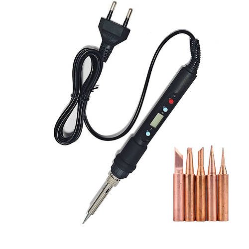 Паяльник 80Вт 105 з регулюванням температури комплект 80W набір