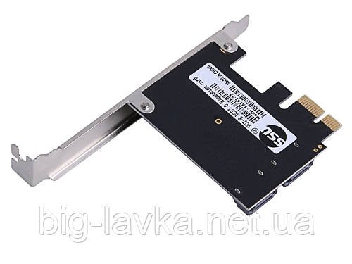 Плата розширення PCI-E в 2 порти SATA 3.0 (6 Гбіт/с)