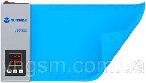 Сепаратор SUNSHINE LS3 Mini / 10.5" / силіконовий килимок з підігрівом для ремонту / 120 Вт / 10 - 120°C