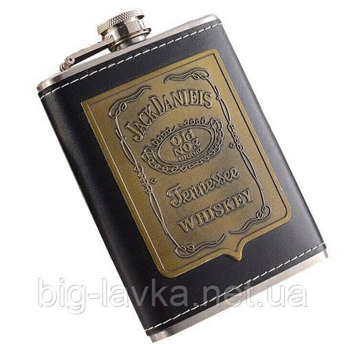 Фляга для віскі Jack Daniels із нержавіючої сталі  Чорний