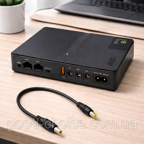 Джерело безперебійного живлення для роутера 18W, 5/9/12V, 1018L (без акумуляторів) / ДБЖ для роутера / UPS для роутера