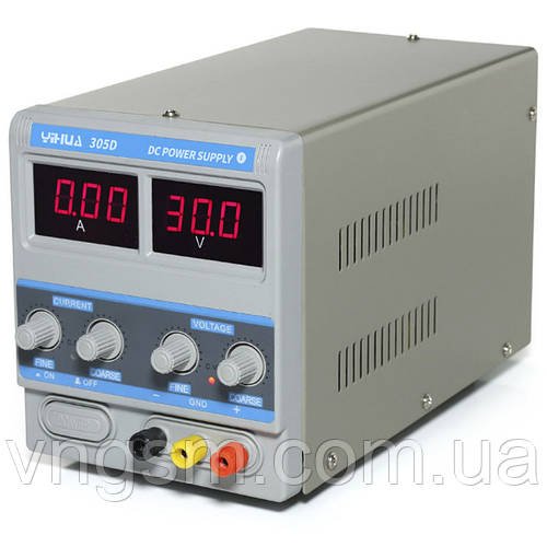 Блок живлення YIHUA 305D-I / трансформаторний / 30V 5A / цифрова індикація