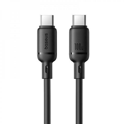 Кабель шнур для телефона смартфона планшета Baseus Silky Series Fast Charging Type-C to Type-C 100W (2м)