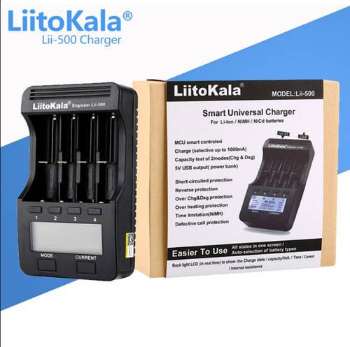 Зарядний пристрій для LiitoKala Lii-500+EU battery charger HP227