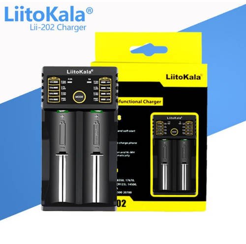 Зарядний пристрій для LiitoKala Lii-202 battery charger TYPE-C SN27