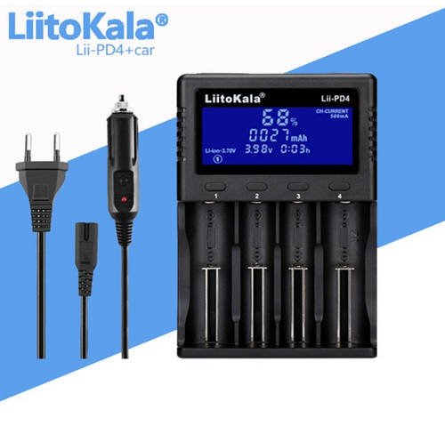 Зарядний пристрій для LiitoKala Lii-PD4+EU+CAR battery charger SN27