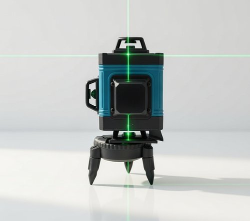 Лазерний рівень Laser Level 4D/16 ліній у кейсі BLUE SN27
