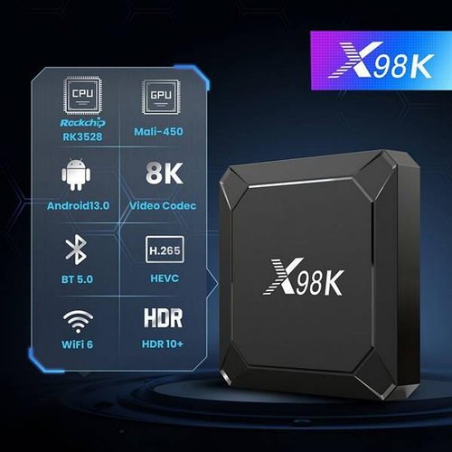 Приставка медіаплеєр Android Smart TV Box X98K 4 ГБ 32 ГБ Android 13 Лучшая цена