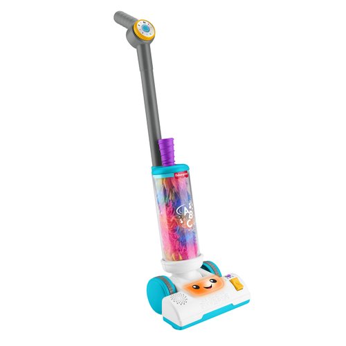 Пилосос іграшковий Fisher-Price Веселе прибирання 2-в-1 (звуки, абетка, цифри, кольори, підсвічування) JMM37