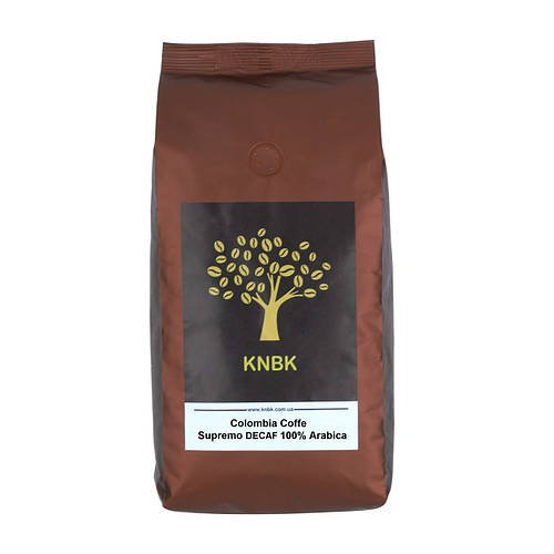 Колумбія Супремо 1 кг. DECAF Colombia Supremo кава без кофеїну