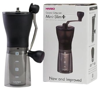 Кавомолка ручна Hario Mini Mill Slim+Plus