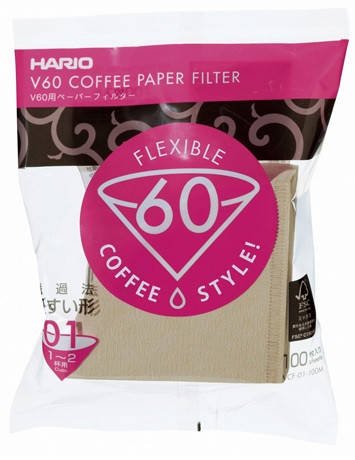 Фільтри Hario 01 100 шт. V60 Натуральні